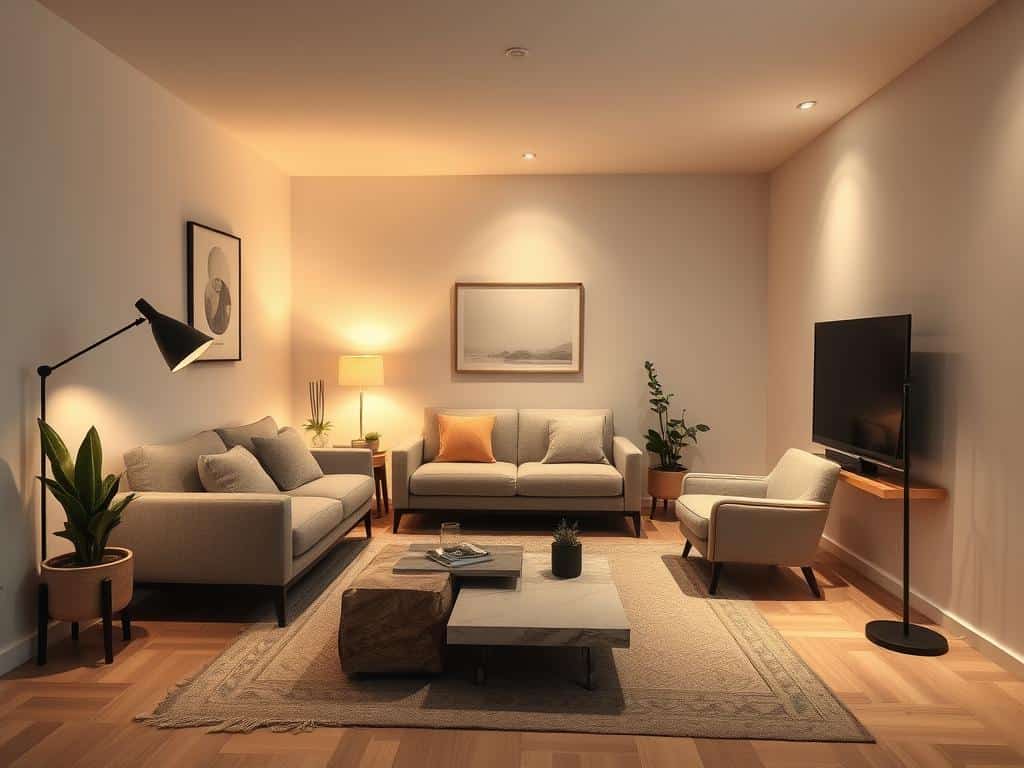 furniture arrangement for small spaces