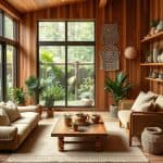 sustainable materials in home wellness spaces
