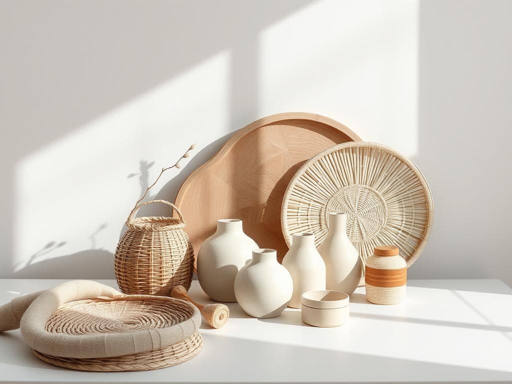 natural materials in Scandinavian design