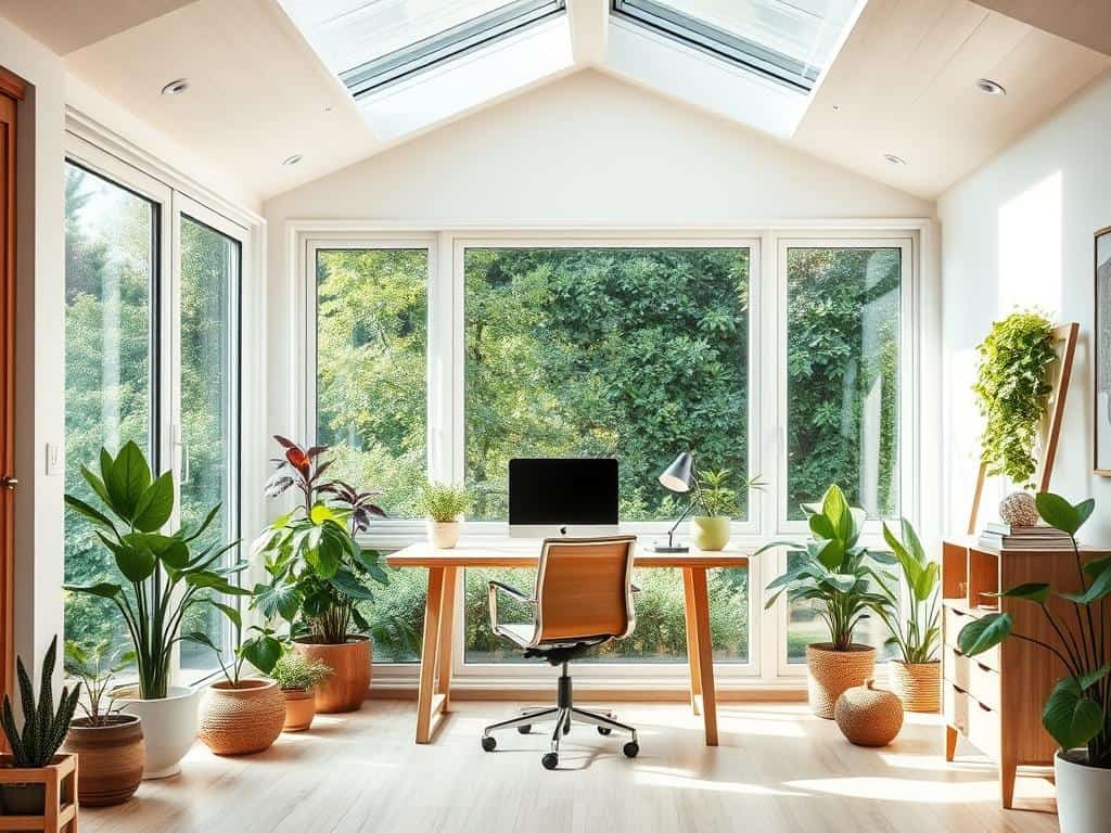sustainable design in home office