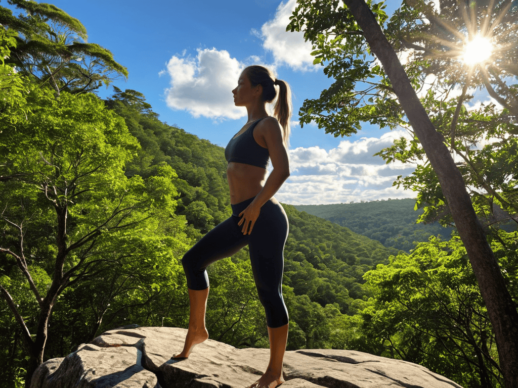 Outdoor Fitness Harmony in nature