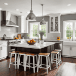 Kitchen renovation before and after