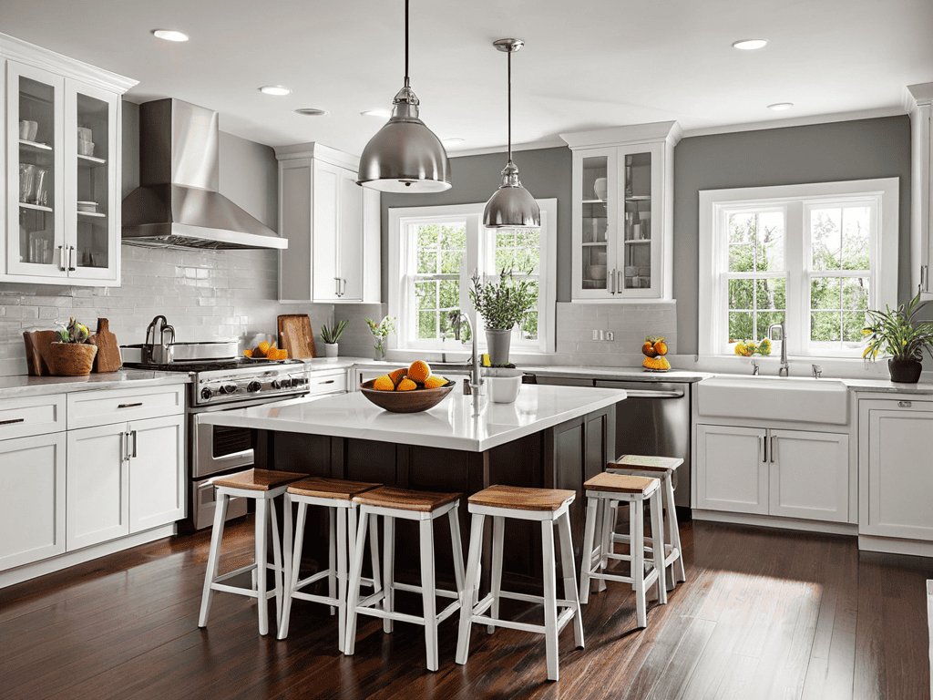 Kitchen renovation before and after