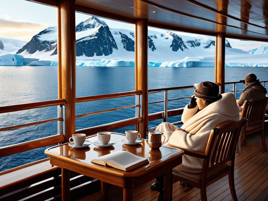 Elegance in Expedition Cruising icy landscape