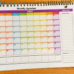 Color Coding Calendar example