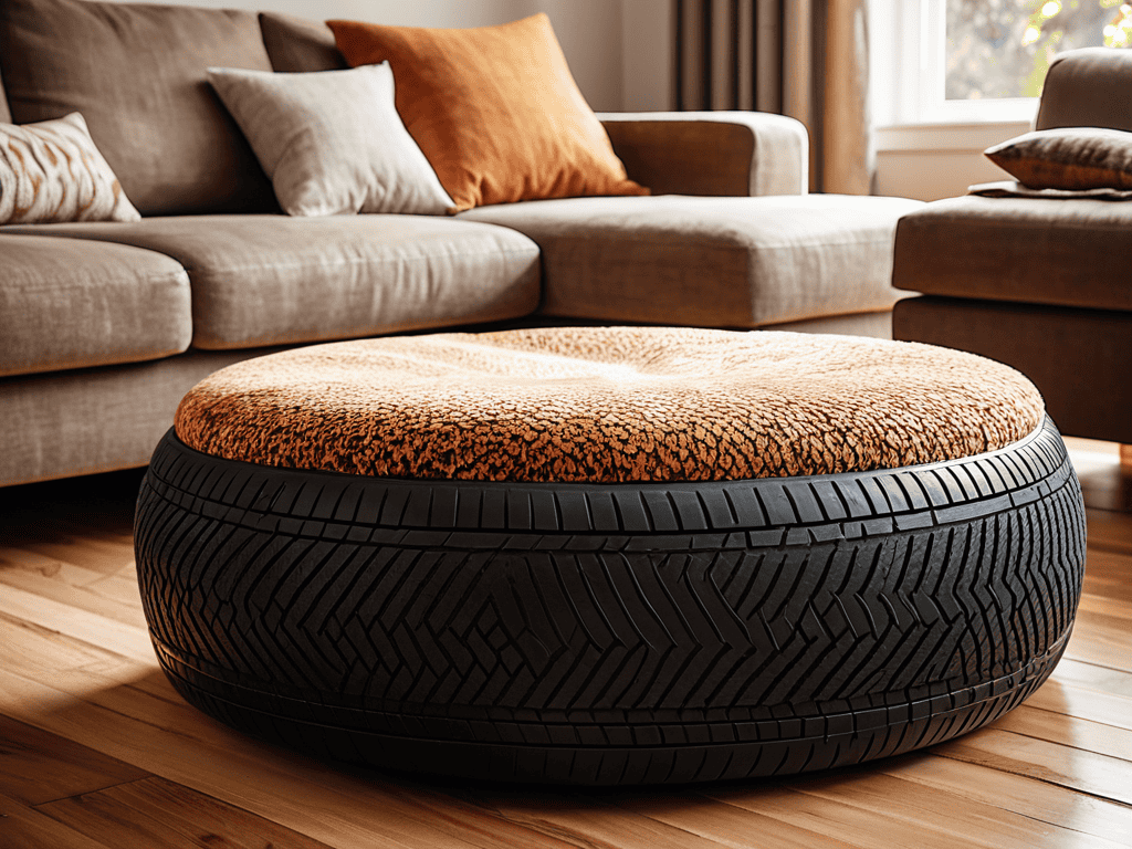 Tire Ottoman Form Function