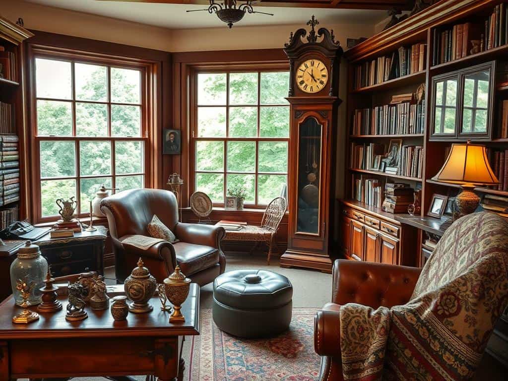 antique pieces in vintage home decor
