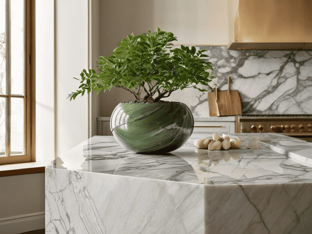 Deep-Vein Marble Surfaces centerpiece