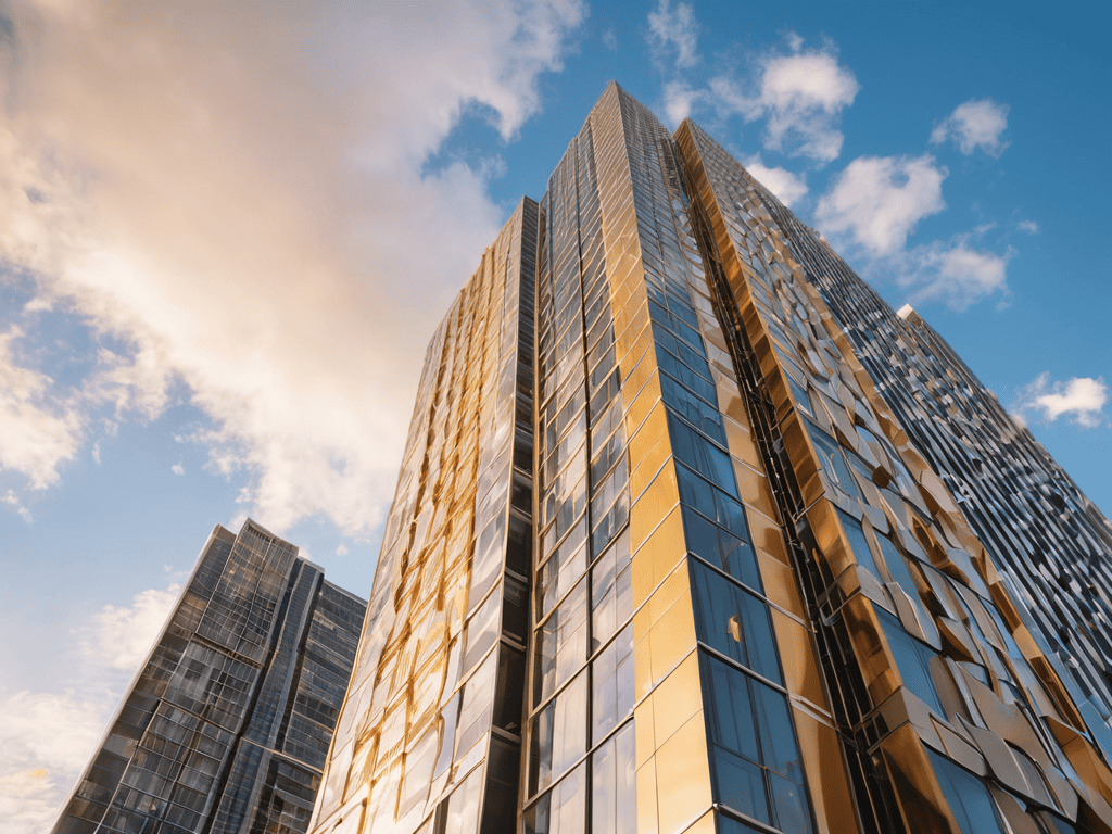 Tokenized Real Estate DeFi concept
