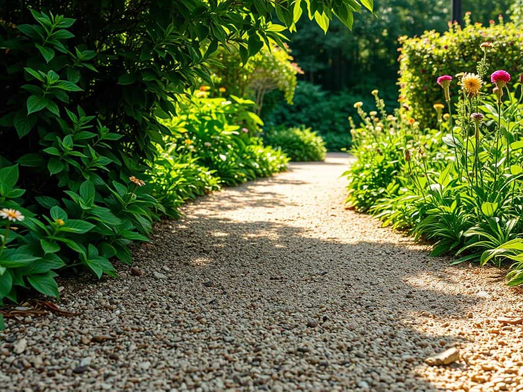 gravel walkways