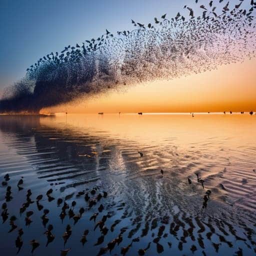 Decoding Self Organization in Complex Systems birds.