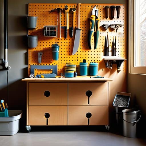 Total control DIY pegboard organization system design