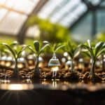 Setting up an automated worm tea system.