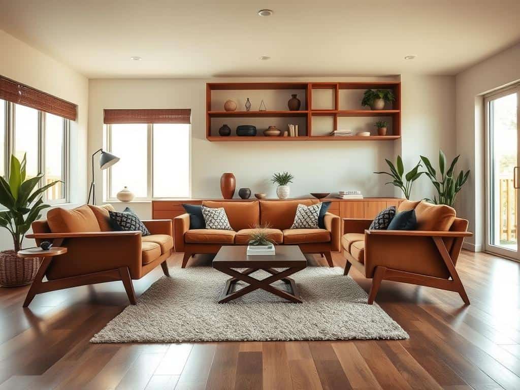mid-century modern characteristics