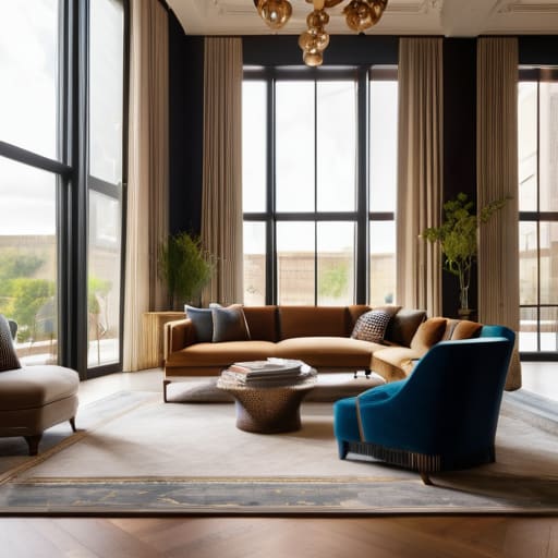 A Living Room Rug Size Guide for Grand Proportions