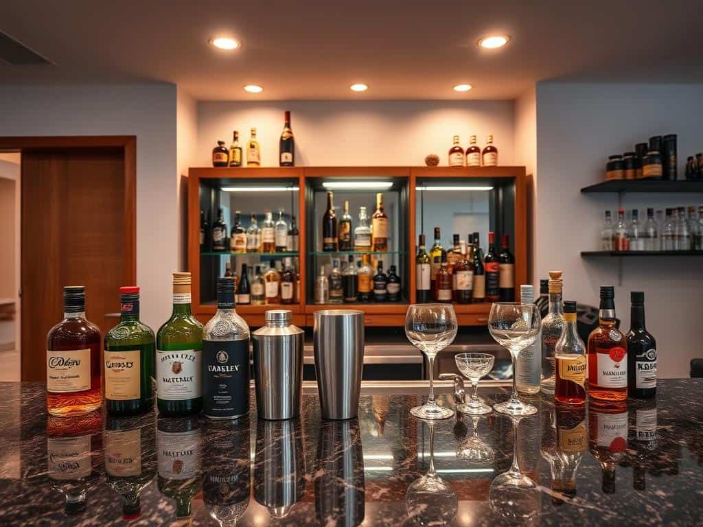 Home Bar Setup
