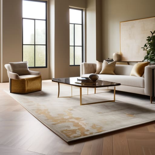 Choosing the right rug for your living room.